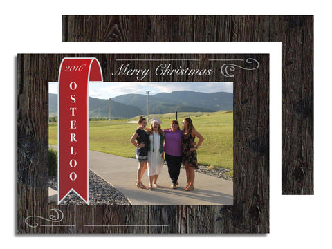 5x7 Two Sided Holiday Card