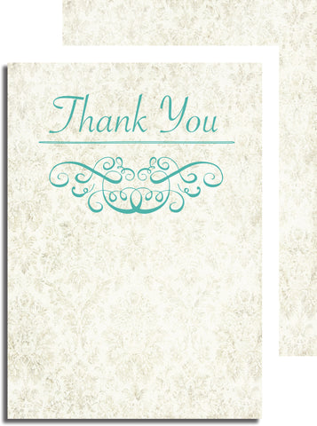 5x7 Two Sided Thank You Card